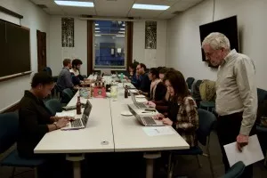 People sitting at a table