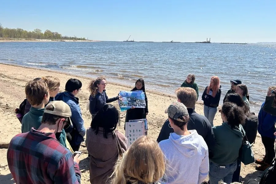 Undergrad research at the beach
